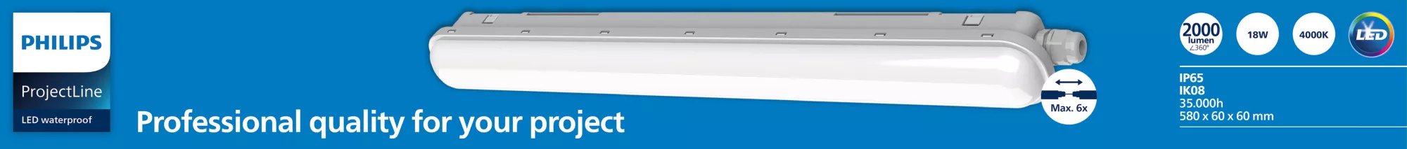 EAN 8720169500259 - Philips 8720169500259 luz de trabajo Blanco LED 18 W imagen 2