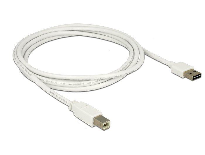 EAN 4043619836871 - DeLOCK 2m, USB2.0-A/USB2.0-B cable USB USB A USB B Blanco imagen 2