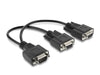 EAN 4043619674442 - DeLOCK 67444 cable de serie Negro 0,25 m DB-9 2 x DB-9 imagen 2