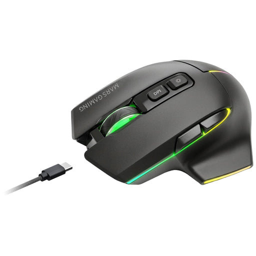 EAN 8435693114253 - Mars Gaming MMWVECTOR ratón Juego mano derecha RF Wireless + Bluetooth + USB Type-A Óptico 12000 DPI imagen 2
