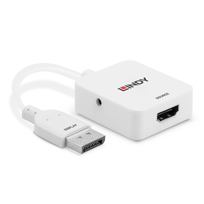 EAN 4002888383035 - Lindy 38303 adaptador de cable de vídeo 0,095 m HDMI tipo A (Estándar) DisplayPort Blanco imagen 5