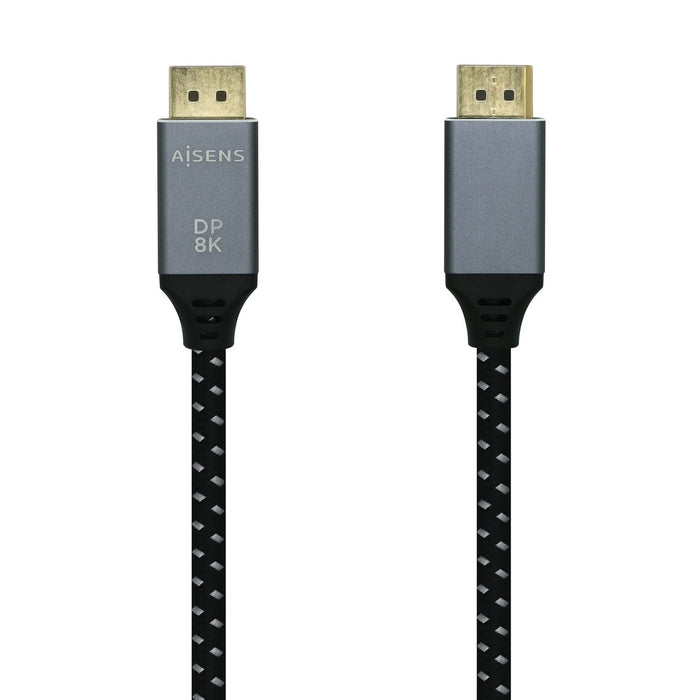 EAN 8436574704709 - AISENS A149-0434 cable DisplayPort 0,5 m Negro, Gris imagen 1