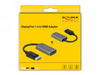 EAN 4043619631186 - DeLOCK 63118 adaptador de cable de vídeo 0,2 m HDMI tipo A (Estándar) Gris imagen 3