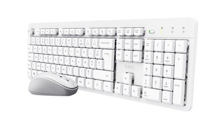 EAN 8713439254709 - Trust Ody II Wireless teclado Ratón incluido Hogar / Oficina RF inalámbrico AZERTY Francés Blanco imagen 1