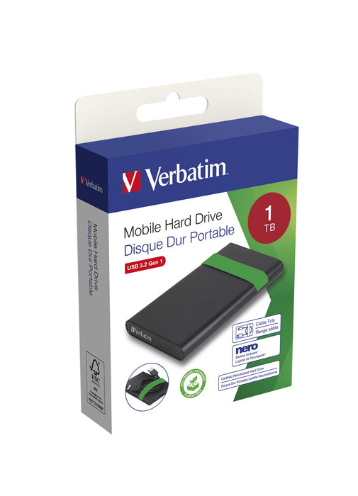 EAN 23942531128 - Verbatim 53112 disco duro externo 1 TB 5400 RPM 2.5" USB Tipo B 3.2 Gen 1 (3.1 Gen 1) Negro imagen 3