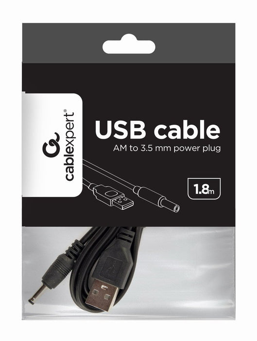 EAN 8716309076203 - Gembird CC-USB-AMP35-6 cable de audio 1,8 m 3,5mm Negro imagen 2