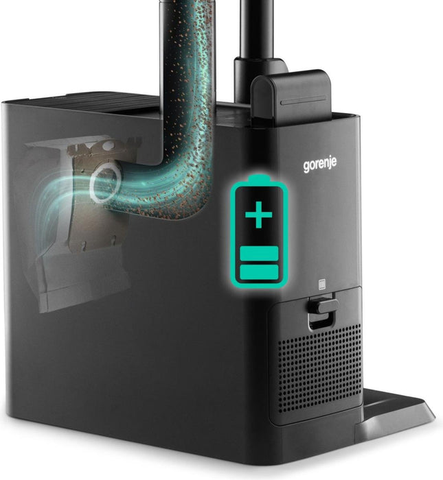 EAN 3838783075833 - Gorenje SVC296749NEBL Aspiradora escoba 2 en 1 Batería Secar HEPA Sin bolsa 0,6 L 550 W Carbón vegetal imagen 22