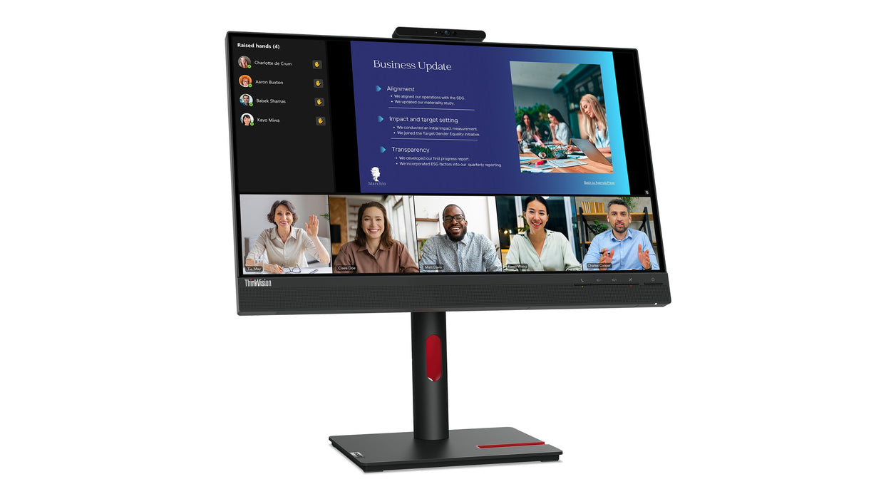 EAN 0196801782235 - Lenovo ThinkVision T24v-30 pantalla para PC 60,5 cm (23.8") 1920 x 1080 Pixeles Full HD LED Negro imagen 2