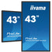 EAN 4948570118045 - iiyama TF4339MSC-B1AG pantalla de señalización 109,2 cm (43") LED 400 cd / m² Full HD Negro Pantalla táct imagen 1