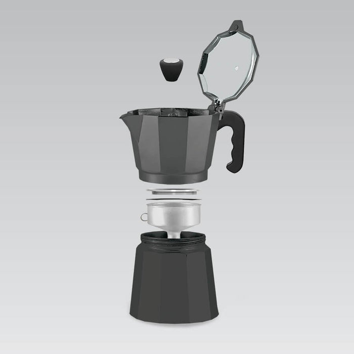 EAN 4820177146068 - Maestro MR-1666-3-BLACK cafetera manual Juego de cafetera espresso Negro imagen 3