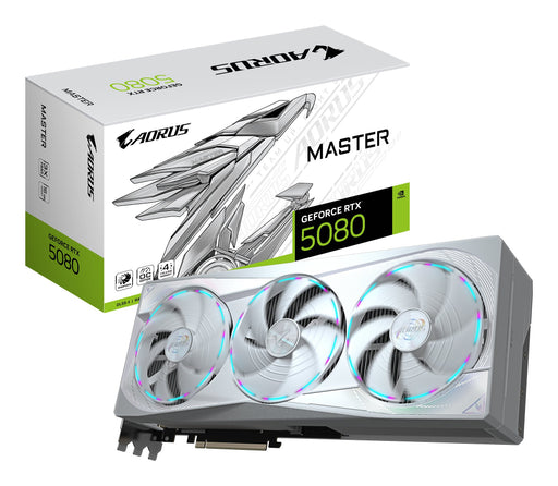 EAN 4719331355692 - GIGABYTE AORUS GeForce RTX 5080 MASTER ICE 16G imagen 1