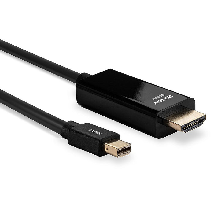 EAN 4002888369268 - Lindy 36926 adaptador de cable de vídeo 1 m HDMI tipo A (Estándar) Mini DisplayPort Negro imagen 3