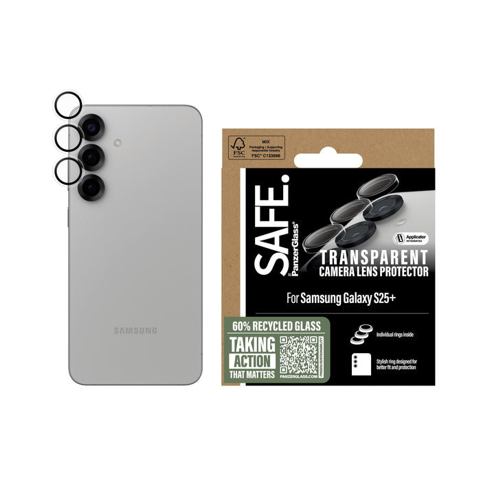 EAN 5715685017728 - PanzerGlass SAFE. by ® Camera Lens Protector Transparent Samsung Galaxy S25+ Protector de pantalla 1 piez imagen 2