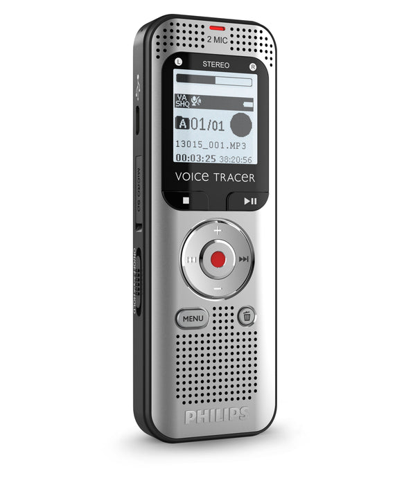 EAN 0855971006878 - Philips Voice Tracer DVT2015 dictáfono Memoria interna y tarjeta de memoria Plata imagen 5