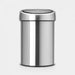 EAN 8710755363986 - Brabantia TOUCH BIN 3 L Alrededor Acero imagen 1