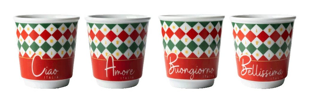 EAN 8006363099769 - Bialetti Tricolore tazón Multicolor Café expreso 1 pieza(s) imagen 1