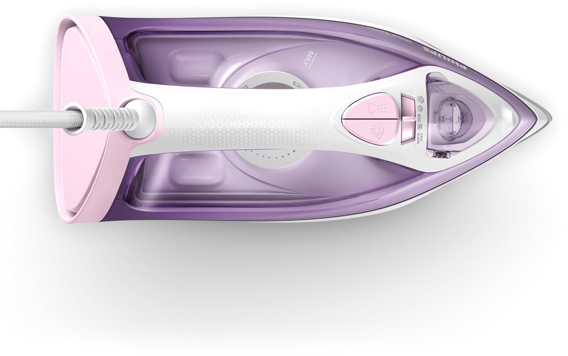 EAN 8720389003028 - Philips 3000 series DST3010/30 plancha Plancha a vapor Suela de cerámica 2000 W Púrpura, Blanco imagen 3
