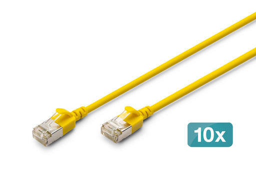EAN 4016032504634 - Digitus DK-1632-A-030S-Y-10 cable de red Cat6a F/FTP (FFTP) Alrededor imagen 1
