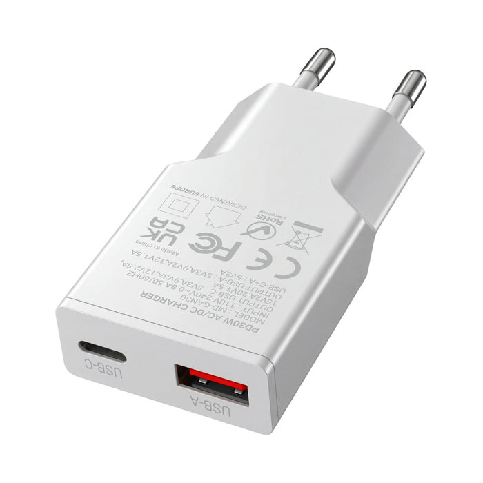 EAN 8435693113980 - Mars Gaming MDGAN30W cargador de dispositivo móvil Blanco imagen 4