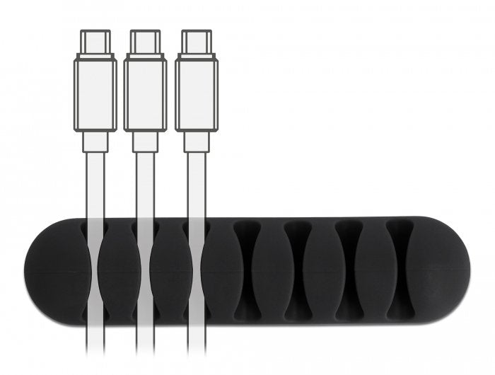 EAN 4043619183487 - DeLOCK 18348 organizador de cables Escritorio/pared Soporte para cables 6 pieza(s) imagen 3