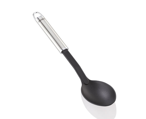 EAN 4006501240613 - Leifheit 24061 cuchara Cuchara para servir verduras Nylon, Acero inoxidable Negro, Acero inoxidable 1 pie imagen 1