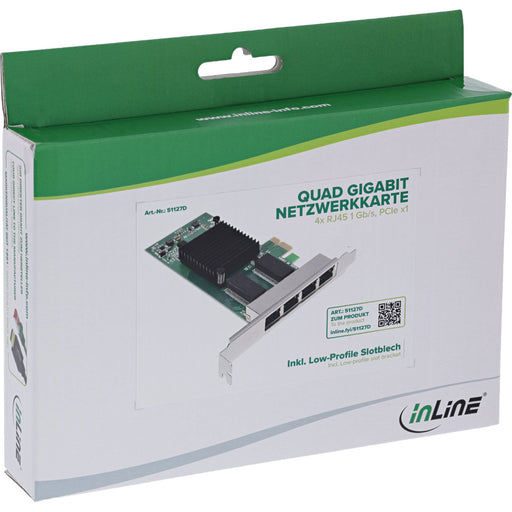 EAN 4043718341641 - InLine 51127D tarjeta y adaptador de interfaz Interno imagen 1
