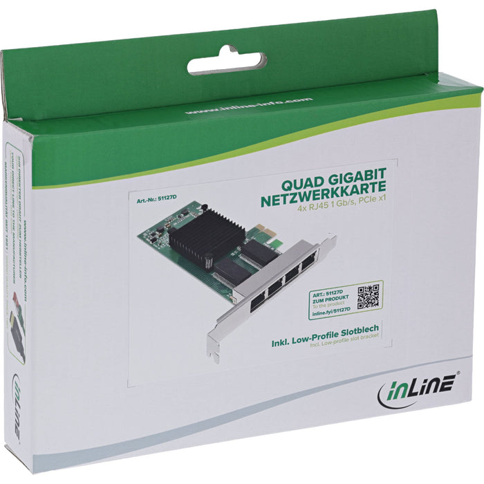 EAN 4043718341641 - InLine 51127D tarjeta y adaptador de interfaz Interno imagen 1