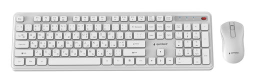 EAN 8716309137034 - Gembird KBS-WPS-01-W-CYRL teclado Ratón incluido Oficina RF inalámbrico QWERTY Internacional de EE.UU., U imagen 2