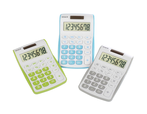 EAN 4015468124942 - Genie 120 S calculadora Bolsillo Pantalla de calculadora Gris, Blanco imagen 2