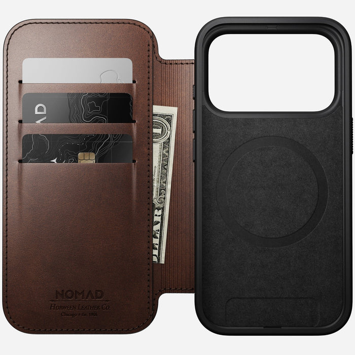 EAN 856504014049 - Nomad Modern Leather Folio funda para teléfono móvil 16 cm (6.3") Marrón imagen 2