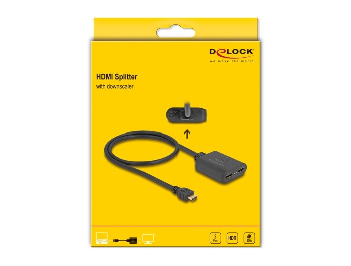 EAN 4043619186501 - DeLOCK 18650 divisor de video imagen 4