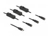 EAN 4043619868018 - DeLOCK 86801 cambiador de género para cable 3 x DC 5.5 x 2.1 mm Negro imagen 1