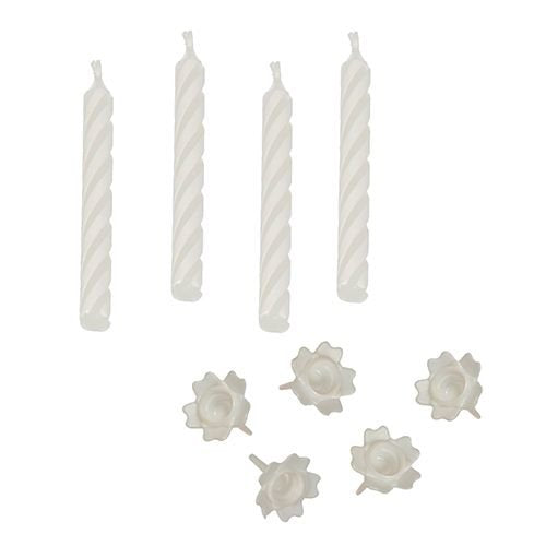 EAN 4002911935934 - Papstar 85193 vela y bengala para tartas Blanco 24 pieza(s) imagen 1