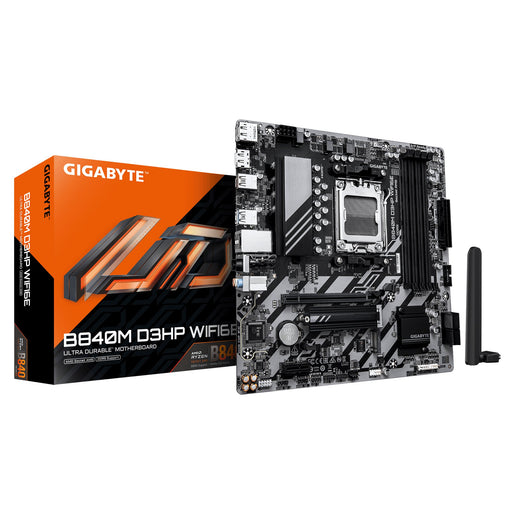 EAN 4719331879662 - GIGABYTE B840M D3HP WIFI6E AMD B840 Zócalo AM5 micro ATX imagen 1