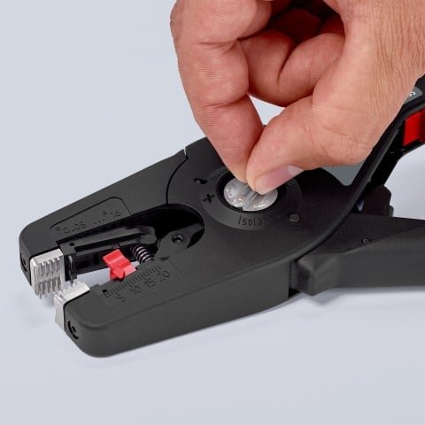 EAN 4003773085829 - Knipex PreciStrip16 pelacable Negro, Rojo imagen 15