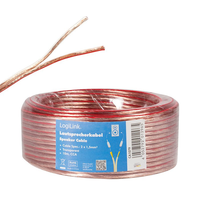 EAN 4052792012965 - LogiLink CA1079 cable de audio 10 m Transparente imagen 4