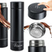 EAN 5905090335818 - Extralink MUG-SMART500 BLACK taza de viaje 500 ml Acero inoxidable imagen 7