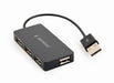 EAN 8716309117647 - Gembird UHB-U2P4-04 hub de interfaz USB 2.0 480 Mbit/s Negro imagen 2