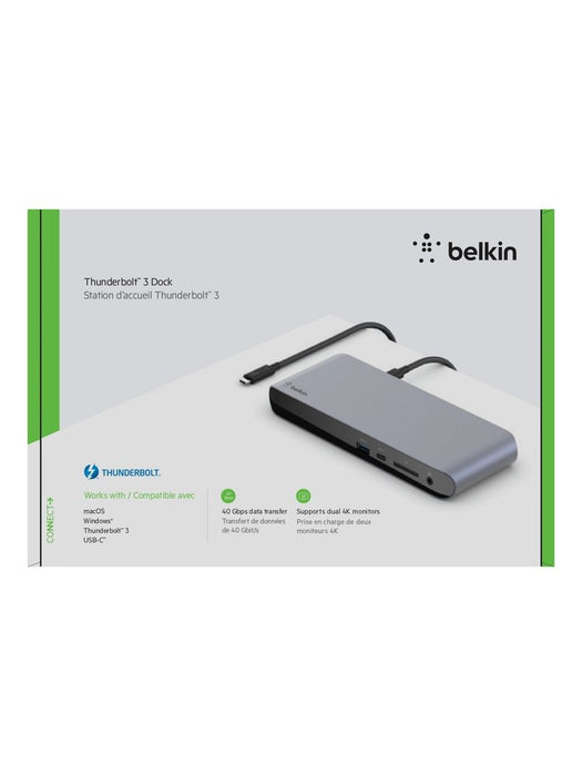 EAN 0745883779338 - Belkin Thunderbolt 3 Dock Pro Alámbrico Negro imagen 9