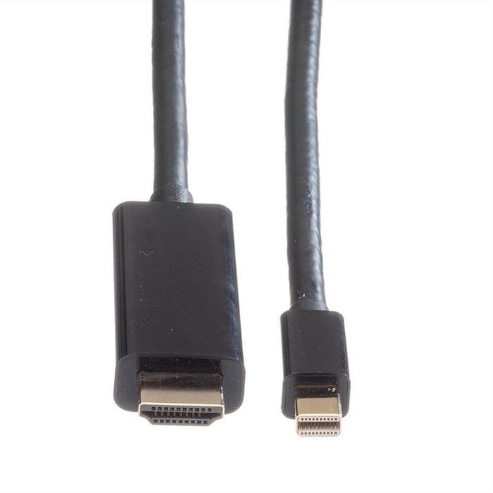 EAN 7611990145225 - ROLINE 11.04.5796 adaptador de cable de vídeo 2 m Mini DisplayPort Negro imagen 2