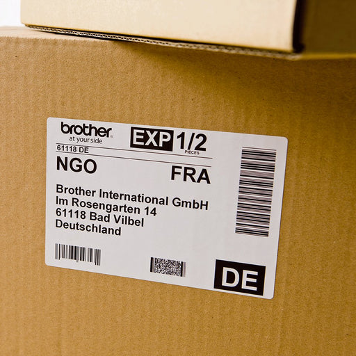 EAN 4977766628143 - Brother DK-11202 cinta para impresora de etiquetas Negro sobre blanco imagen 2