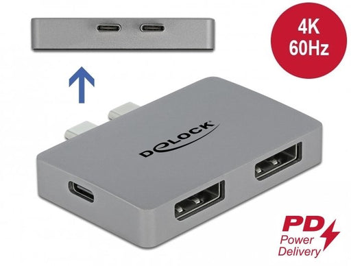 EAN 4043619640010 - DeLOCK 64001 Adaptador gráfico USB 3840 x 2160 Pixeles Gris imagen 2