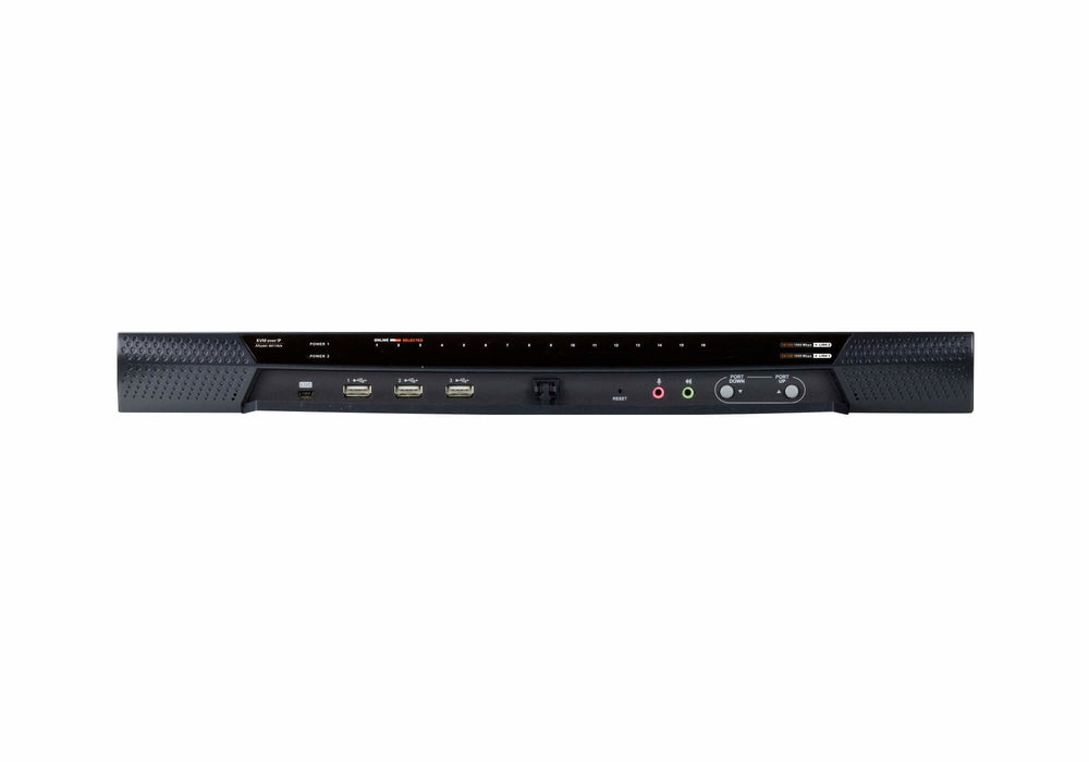 EAN 4719264645310 - ATEN KN1116VA-AX-G interruptor KVM Montaje en rack Negro imagen 3