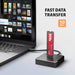 EAN 8595247909596 - Axagon ADSA-M2C11 base de conexión para disco duro USB 3.2 Gen 2 (3.1 Gen 2) Type-C Negro imagen 5
