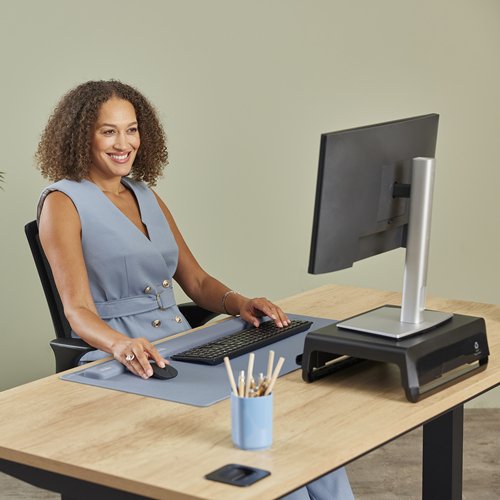 EAN 0043859812356 - Fellowes Breyta descansa muñecas Silicona Azul claro imagen 4