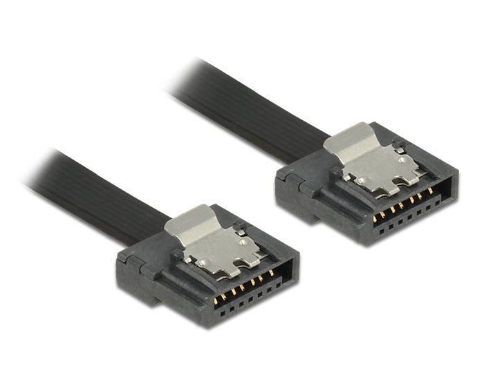 EAN 4043619838387 - DeLOCK 83838 cable de SATA 0,1 m SATA 7-pin Negro imagen 1