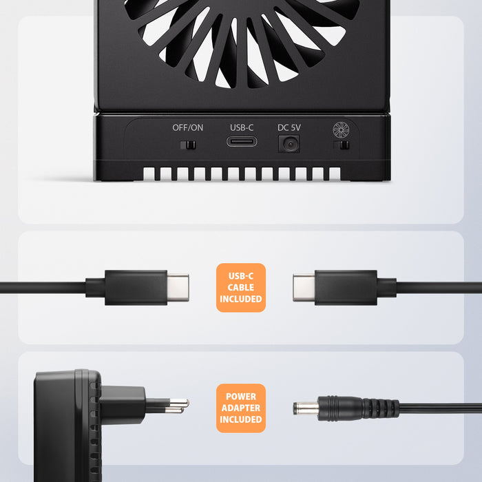 EAN 8595247909367 - Axagon ADSA-M2C22 base de conexión para disco duro USB 3.2 Gen 2x2 Type-C Negro imagen 13