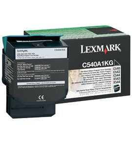 EAN 0734646083416 - Lexmark C54x, X54x Black Return Programme Toner Cartridge (1K) cartucho de tóner Original Negro imagen 1
