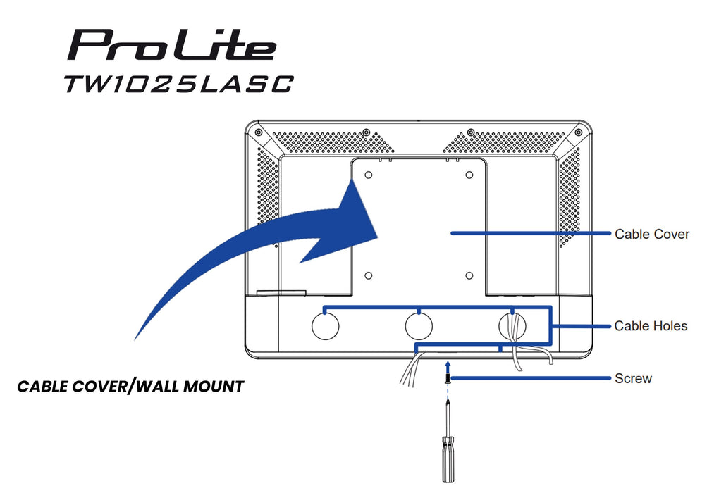 EAN 4948570127146 - iiyama ProLite TW1025LASC-B3PNR pantalla para PC 25,6 cm (10.1") 1280 x 800 Pixeles WXGA LED Pantalla tác imagen 11