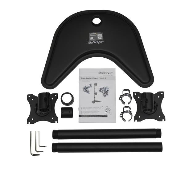 EAN 0065030870153 - StarTech.com ARMBARDUOV soporte para monitor 68,6 cm (27") Escritorio Negro imagen 6